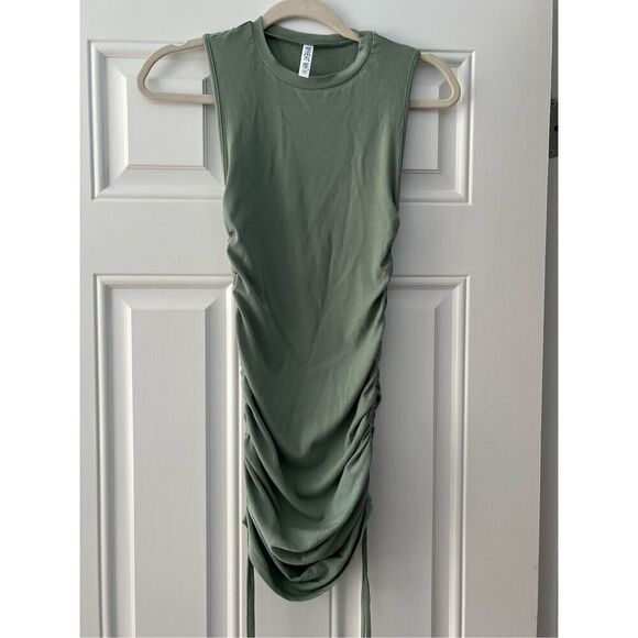Myheat MH Women's Size Medium Seafoam Green Sleeveless Bodycon Mini Dress - Picture 3 of 10